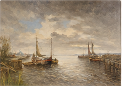 Aan de Lek bij Nieuwpoort
